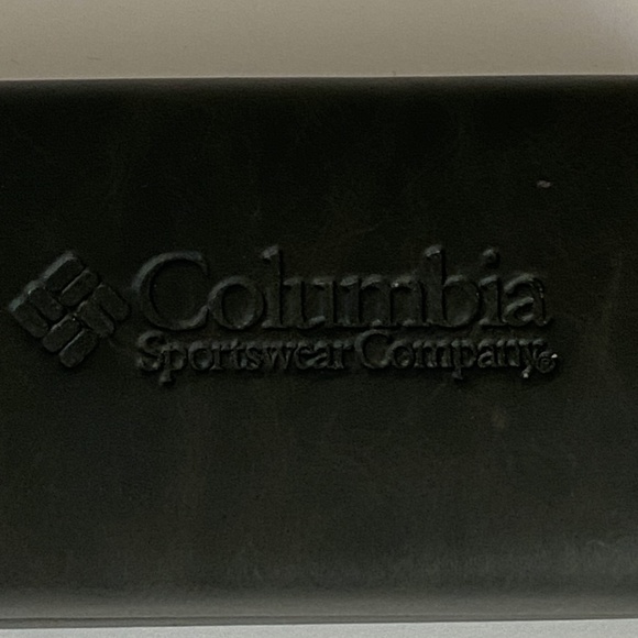 Columbia black/gray hard clamshell glasses case - Picture 2 of 4